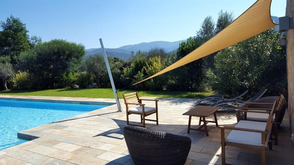 Le Bois De Capra Scorsa Villa Belgodère Exteriör bild